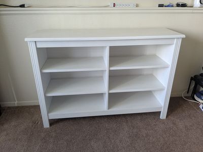 White Narrow Entertainment Center - Ikea