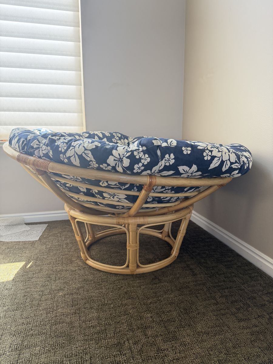 Papasan Chair and Cushion