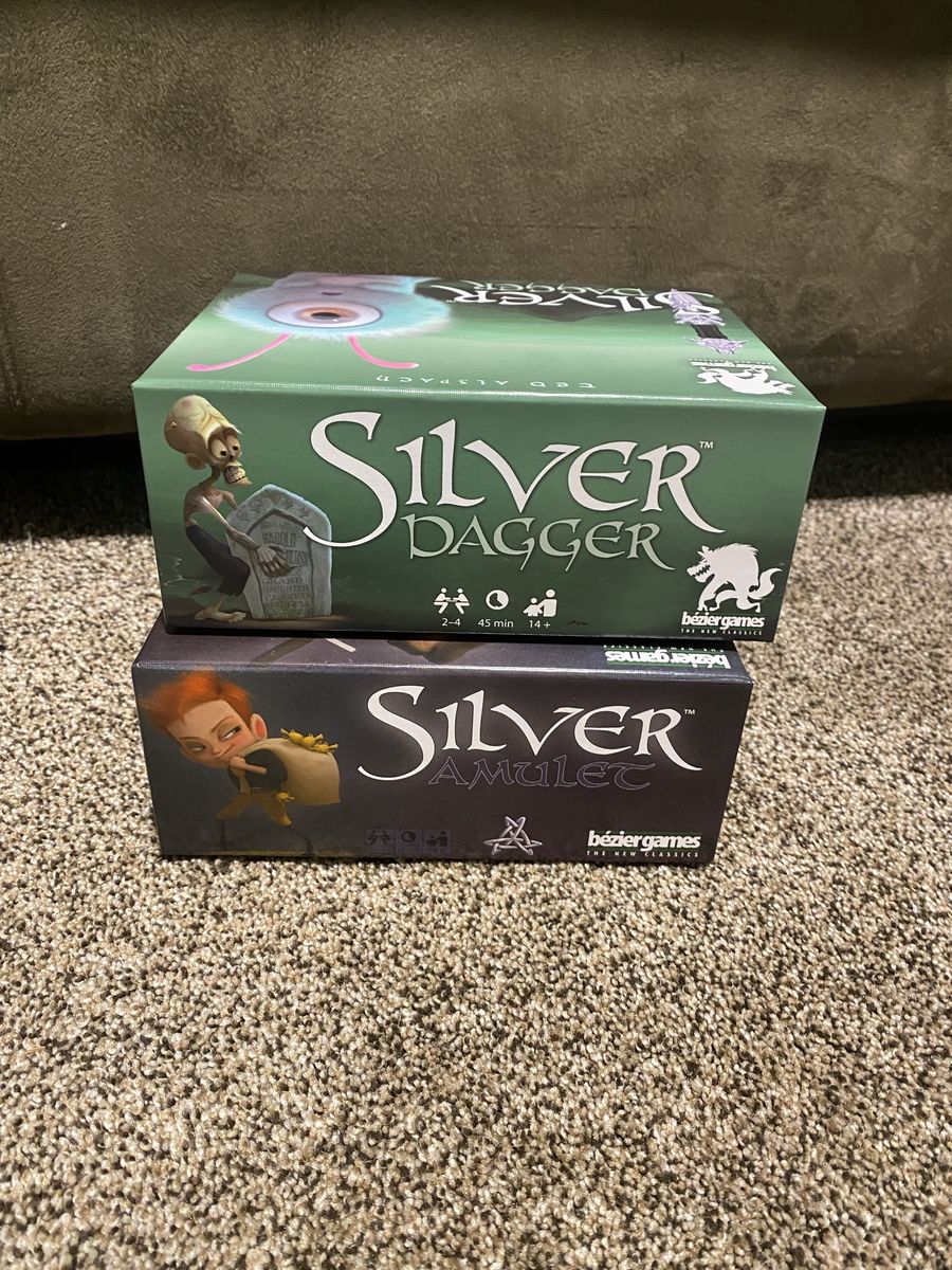 Silver Dagger and Silver Amulet Card Games