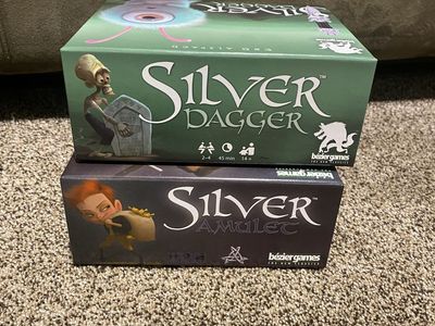 Silver Dagger and Silver Amulet Card Games