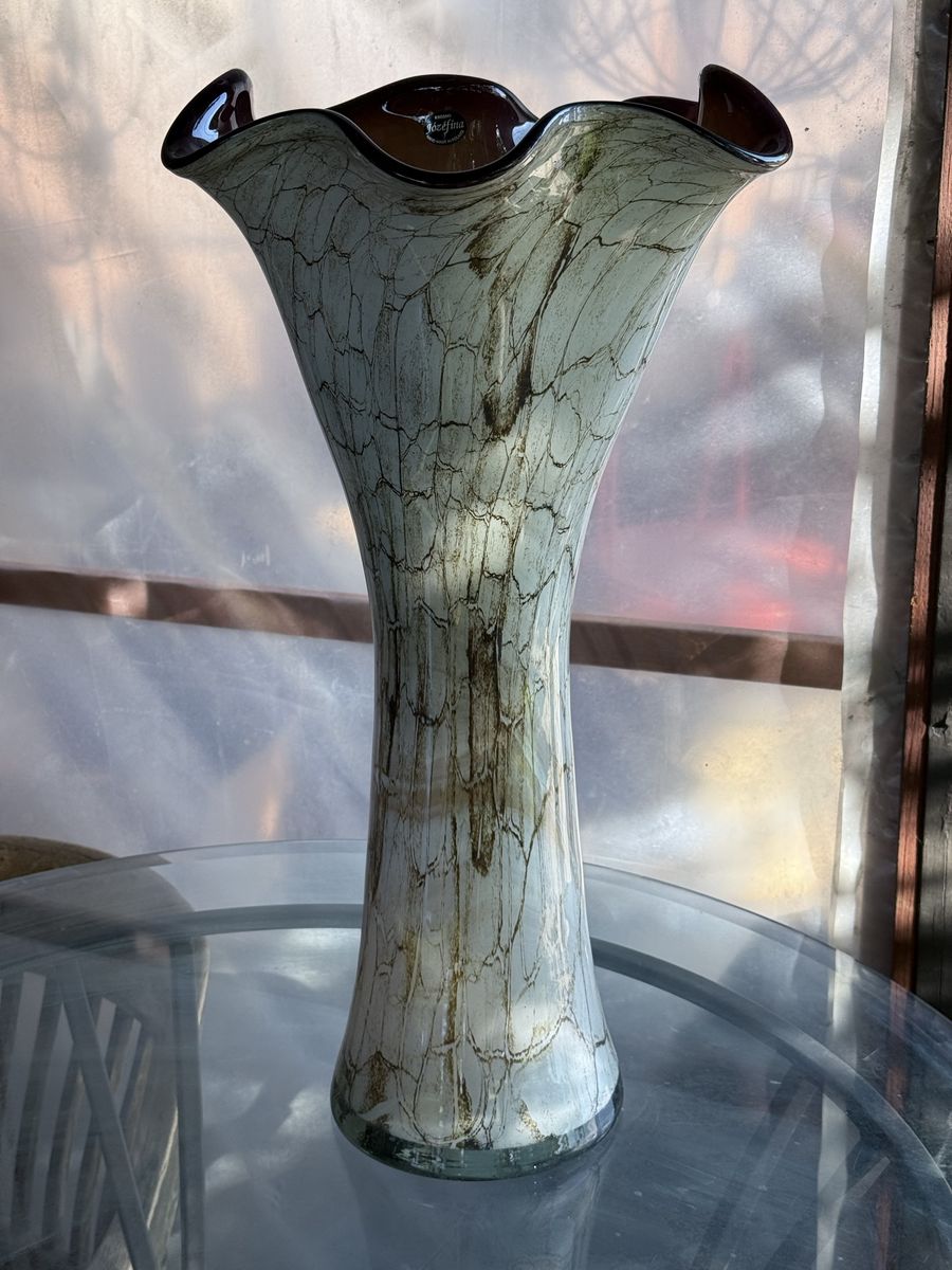 Krosno Jozefina Polish Glass Vase