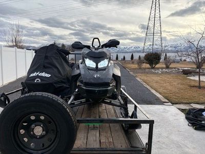 (2) 2018 Skidoo 850s 165, and 2 place trailer package deal
