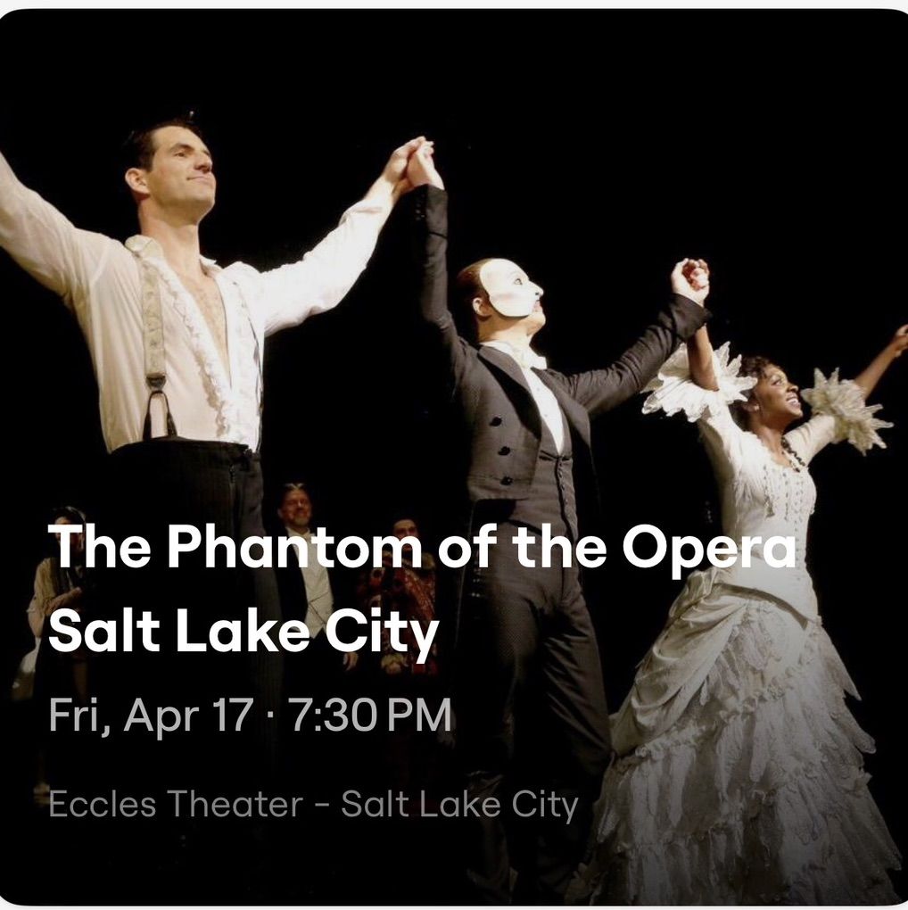 Phantom Of The Opera ***Front Row 1st tier***