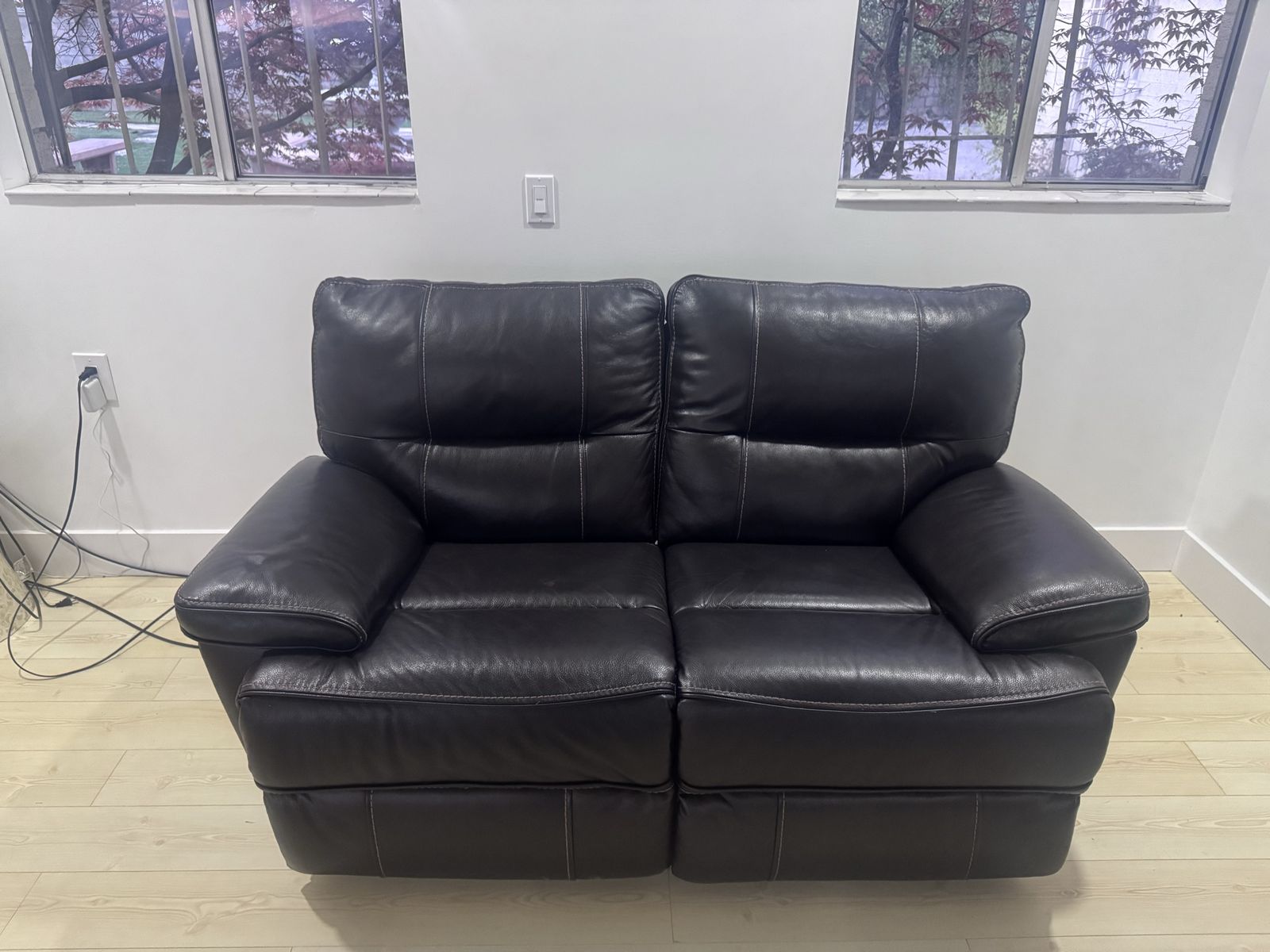 Leather Loveseat Recliner