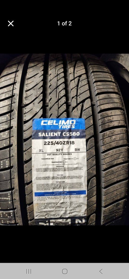 225/40r18 celimo salient cs580