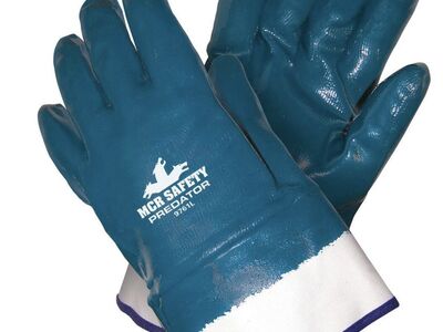 12 pk. MCR Safety 9761 Predator Fully Coated Nitrile Gloves