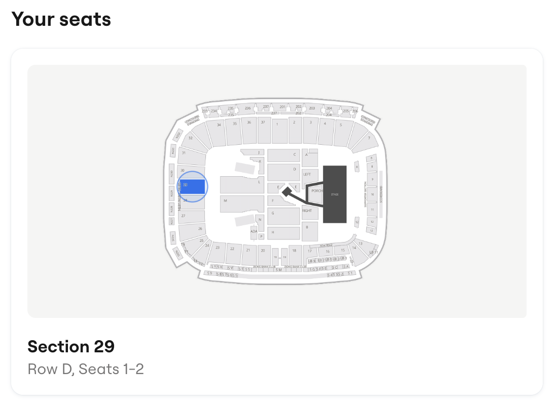 Noah Kahan - Sandy - August 25 - 2 Tickets