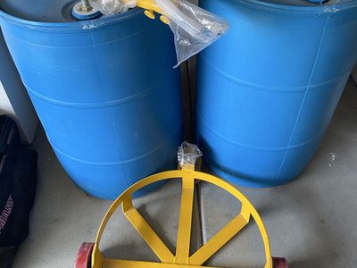 Water Drum Dolly And Pump (water Drums Have Sold)