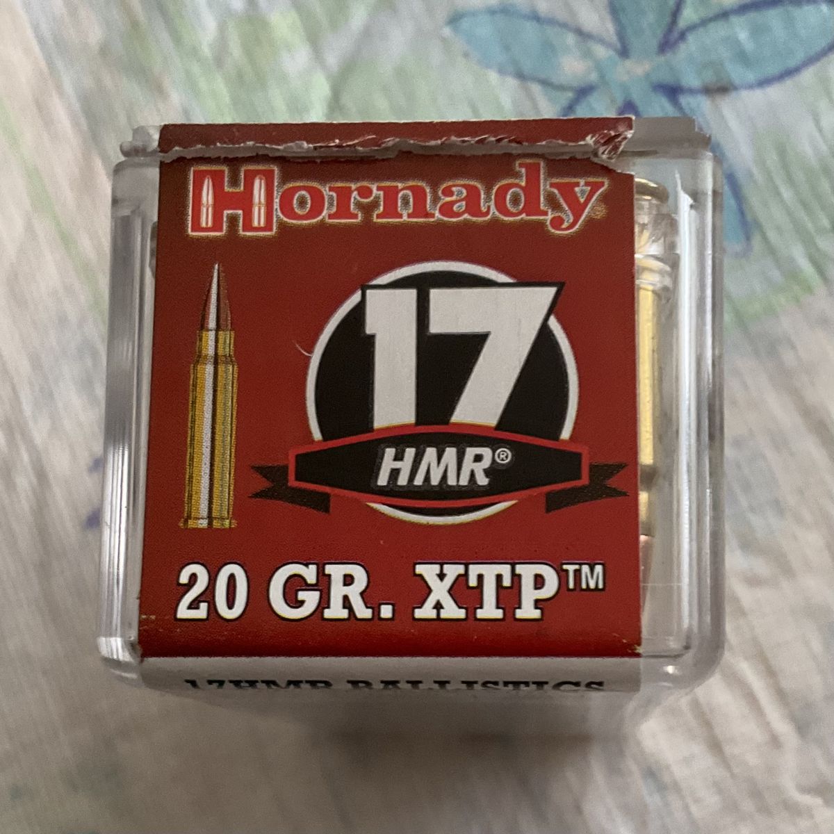 .17 HMR Hornady XTP 20gr Hollow Points ammunition