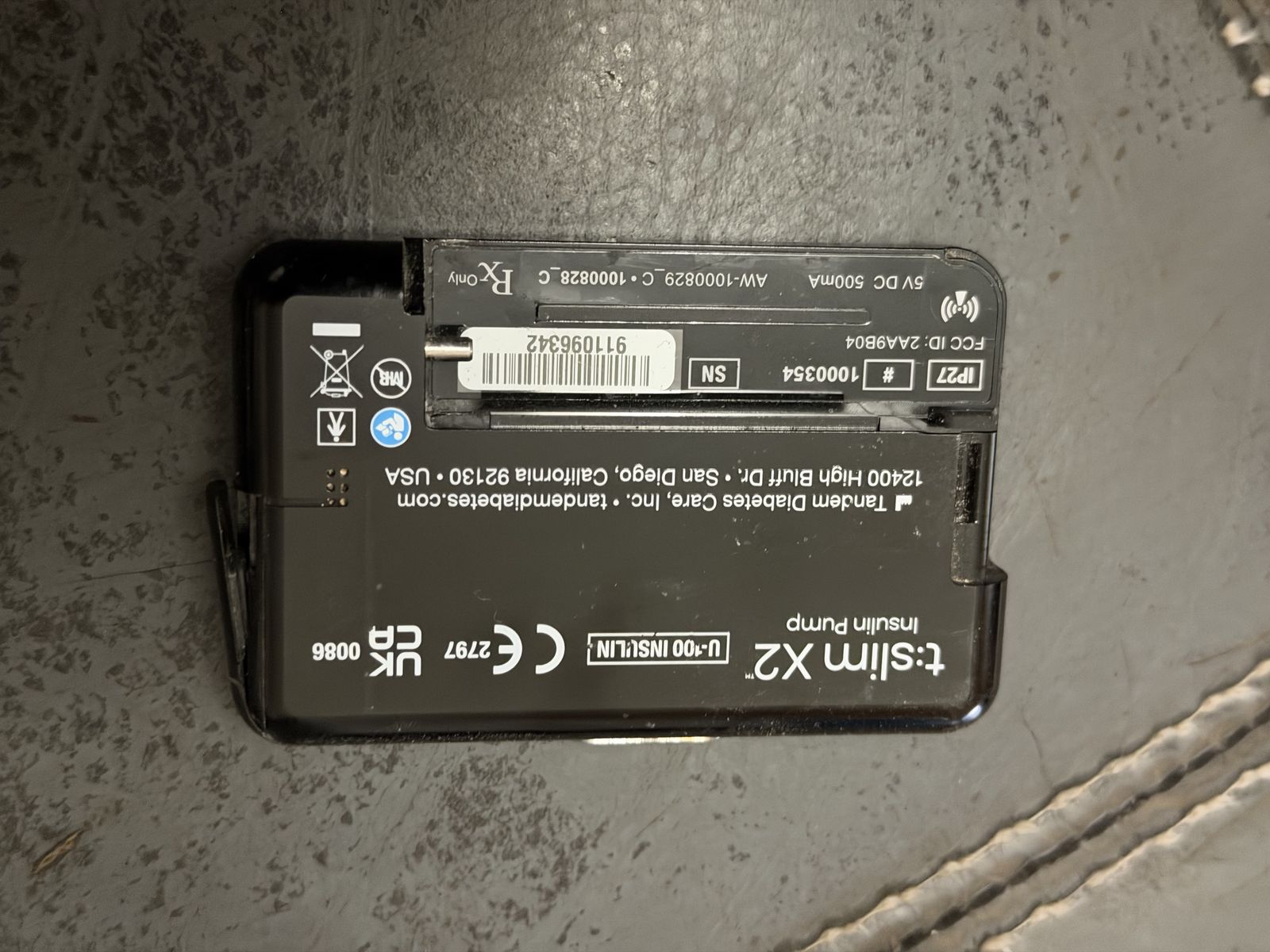 T-Slim insulin pump & supplies