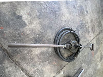 Original 1959 Vintage Tokheim Model 68 Pump with the handpump, hose, nozzle, and spout - works well