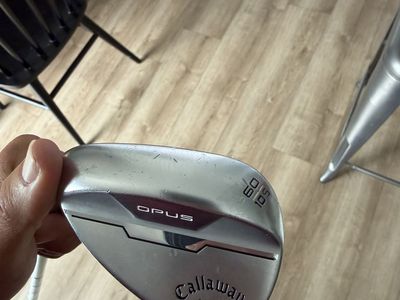 Left handed Callaway opus 60 degree and 56 degree wedges