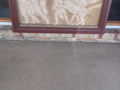 Plaster wall hanging