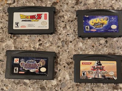 Nintendo Gameboy Advance game bundle including Dragon Ball Z SuperSonic Warriors! trades considered!