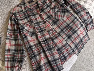 Vintage 1960s Pendleton Flannel Wool Shirt