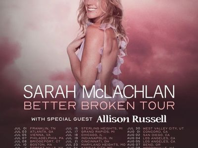 Sarah McLachlan with Allison Russell at UFCUA Box Suite 7