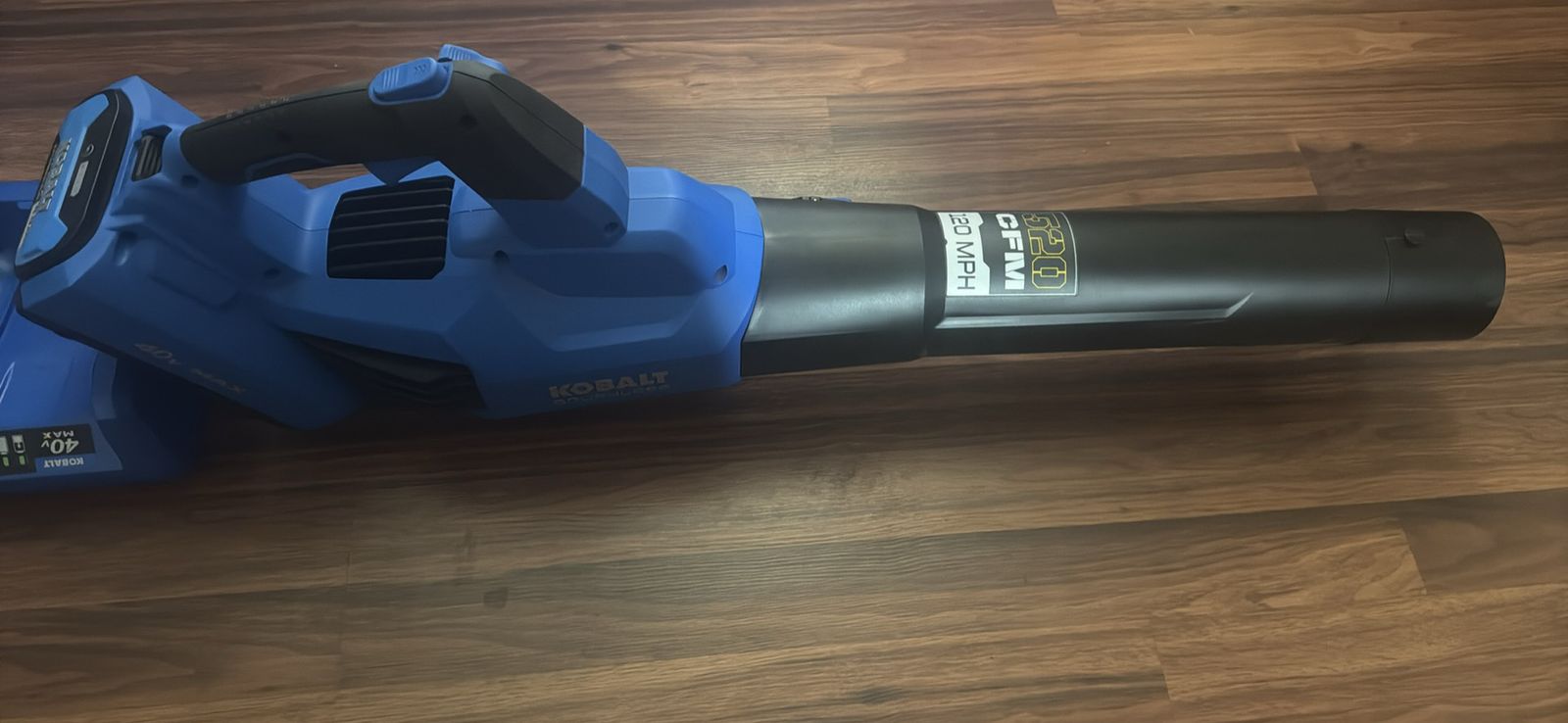 Kobalt 40V Cordless Leaf Blower with Battery and C