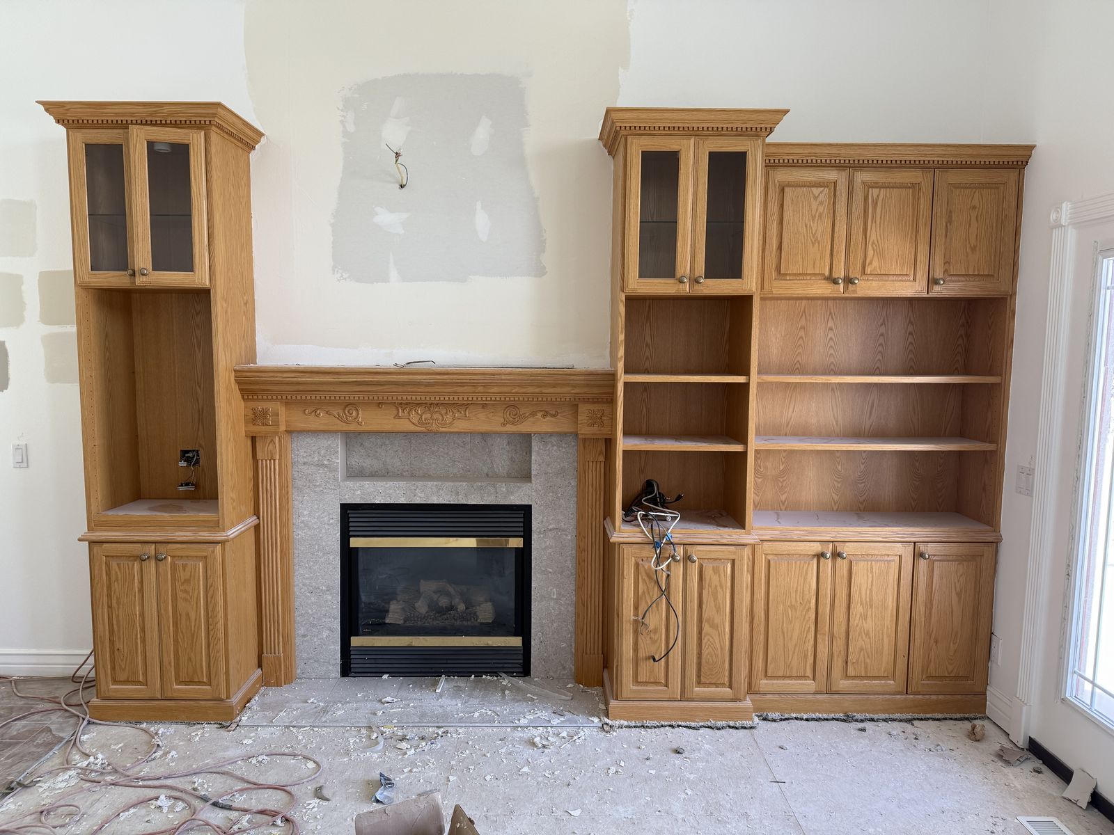 Oak Entertainment Center