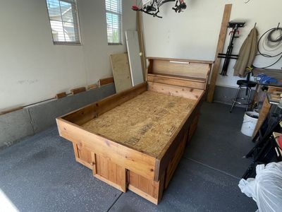 Super single waterbed with mattress