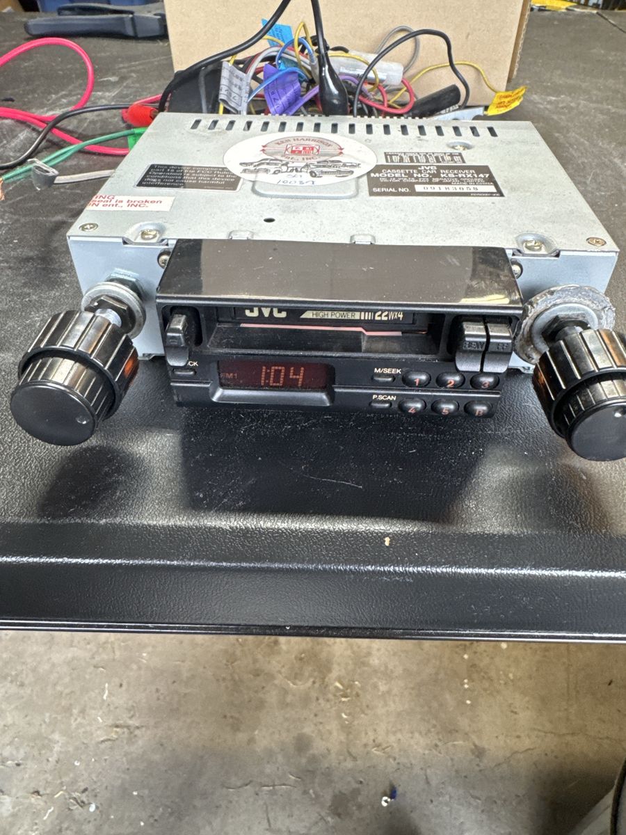 JVC KS-RX147 Cassette Tape Car Receiver Stereo.  Vintage Audio Unit 