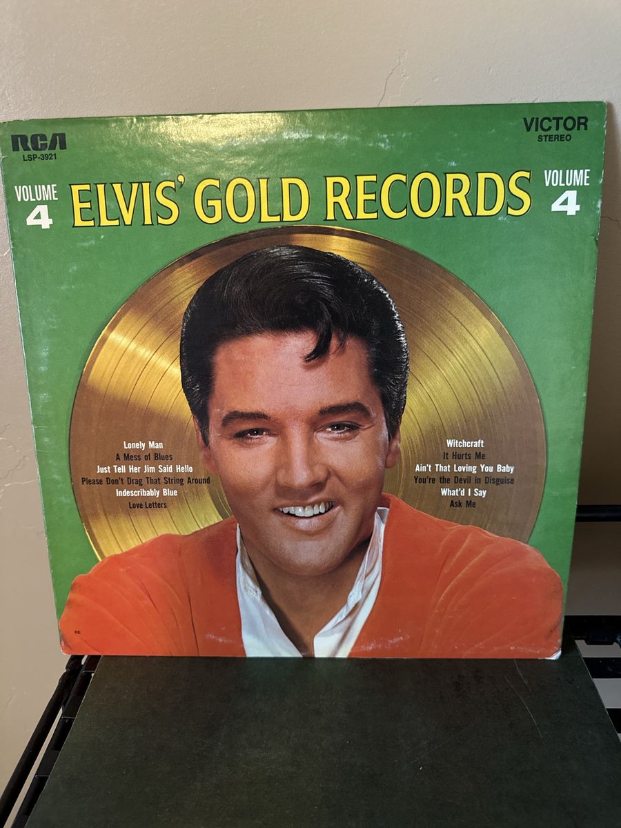 Elvis' Gold Records Volume 4 Vinyl LP Record RCA Victor LSP-3921
