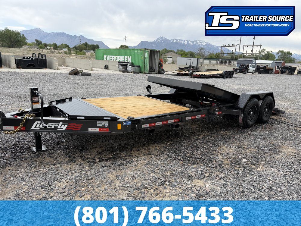 7x22 Liberty LT Tilt Trailer - 15.4K GVWR -