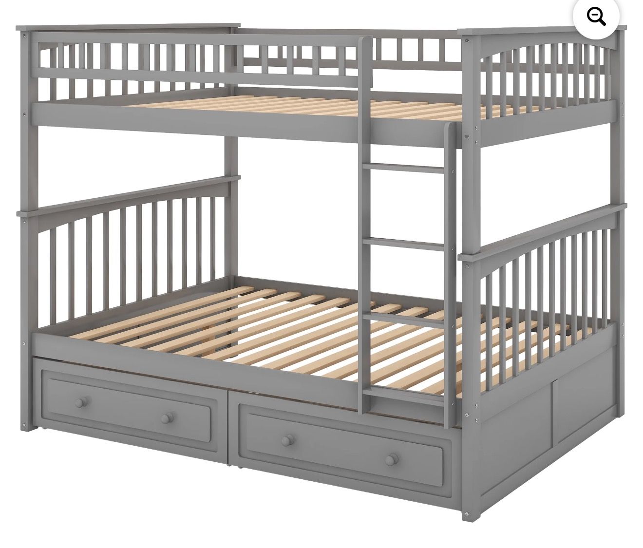 Bunk bed full over full plus 1 mattress