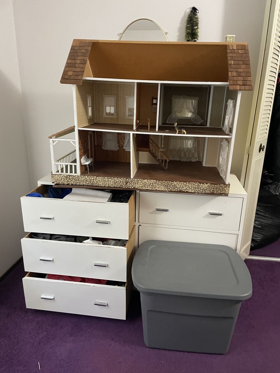 Custom Doll house with accessories