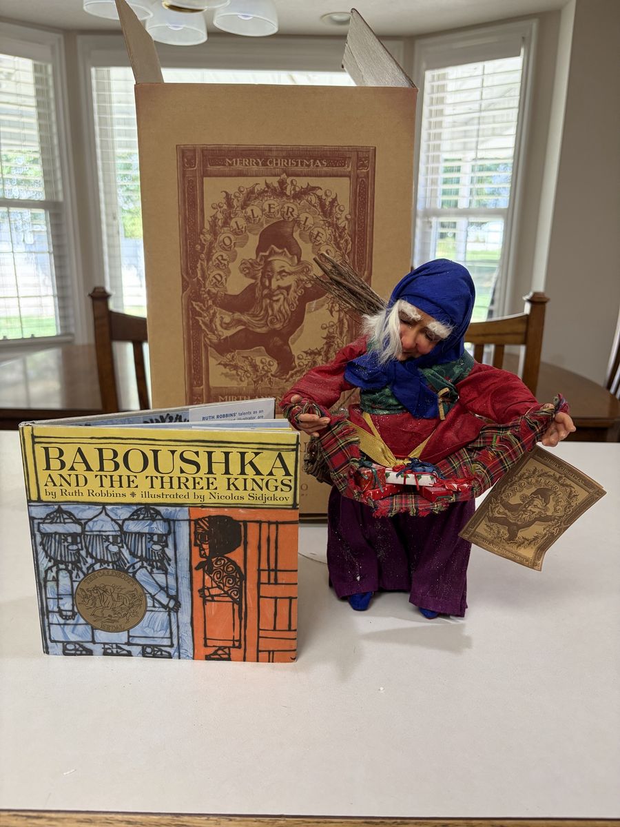 Baboushka Collectible Figure & Caldecott Award Book Set