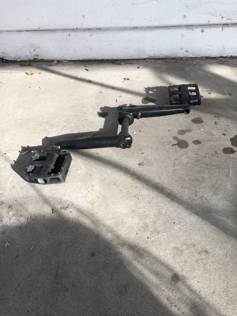 Three Piece Crank For Bmx