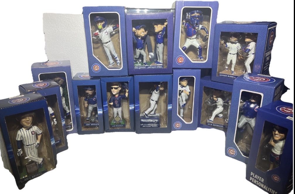 Chicago Cubs Wrigley Field Stadium Giveaway (SGA) Bobblehead Collection — 2015–2019