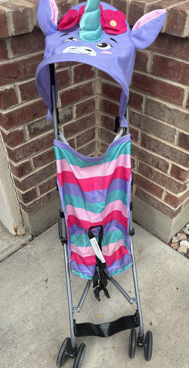 Unicorn Folding Umbrella Stroller with canopy