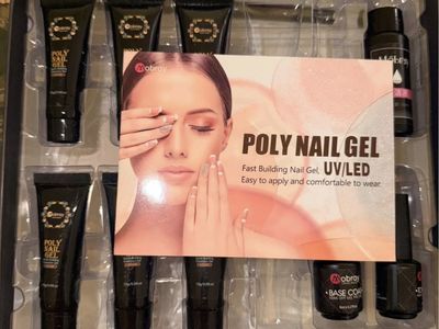 New. Mobray Poly Nail Gel Kit Fast Building UV LED Set