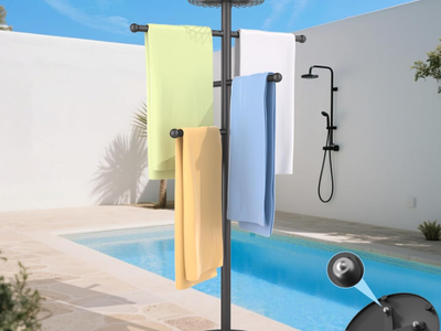 New in box Weighted Pool Towel Rack