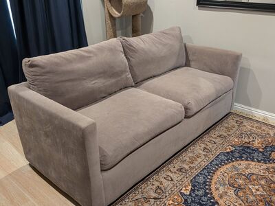 Grey Couch, 74"x35"x35"