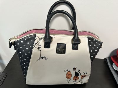 Loungefly Disney The Nightmare Before Christmas Jack & Sally Satchel Handbag