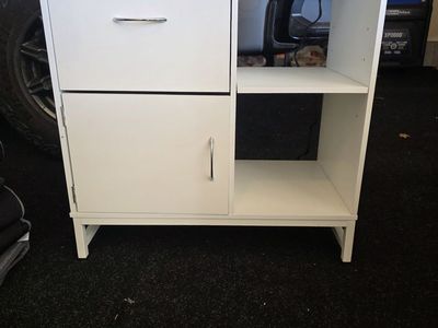 White Shelf with Power on top