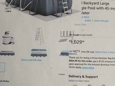 Intex 18' x 9' x 52" Ultra XTR Rectangular Frame Swimming Pool Set with Pump