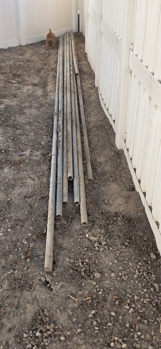 Approx. 200 ft of Galvanized Fence Pipe