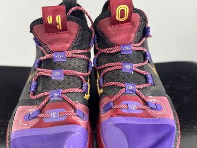 Nike Kobe Mamba Fury - Black/Purple/Gold Basketball Shoes - Men's Size 9.5