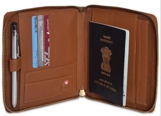 Leather Passport Wallet