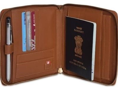 Leather Passport Wallet