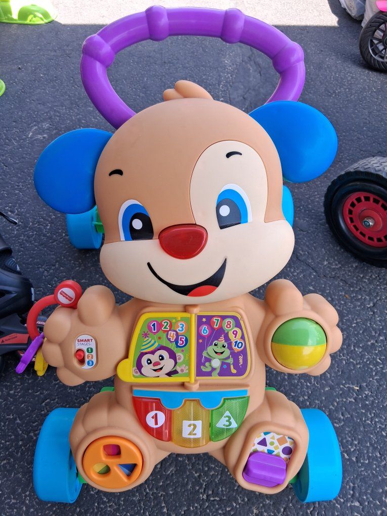 Fisher-Price Laugh & Learn Smart Stages Puppy Walker Toy with Lights & Sounds