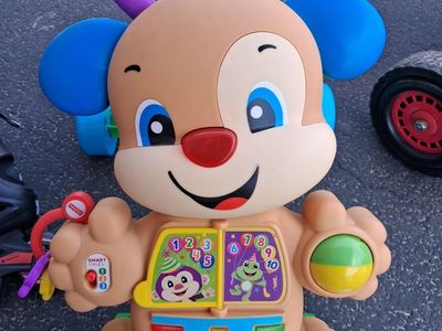 Fisher-Price Laugh & Learn Smart Stages Puppy Walker Toy with Lights & Sounds