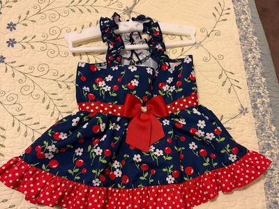 3 Adorable Dog Dresses, size S