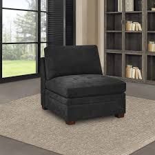 Thomasville Tisdale Armless Chair, Dark Gray 1695541 #105845