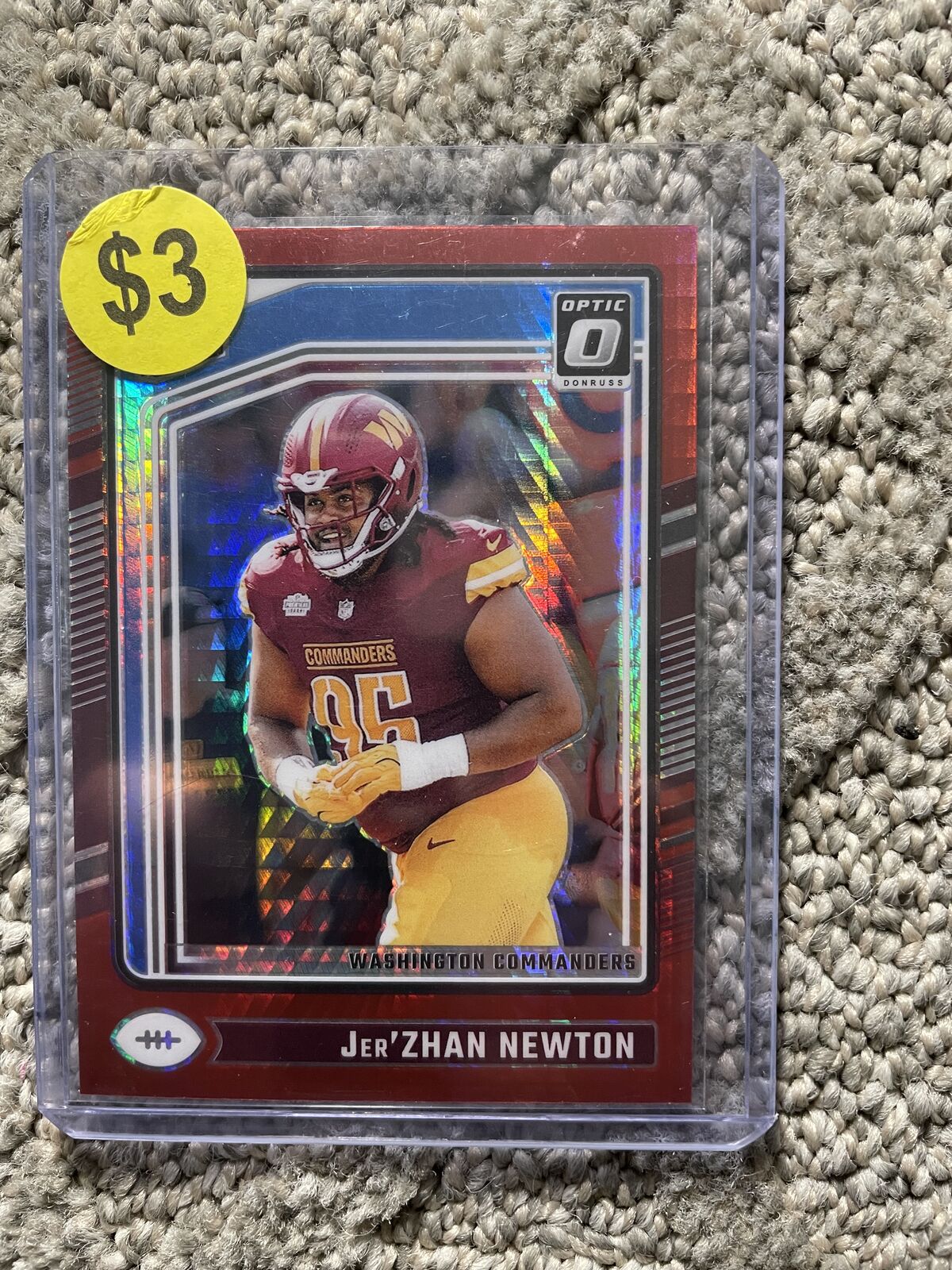 Washington Commanders trading cards $3-$8