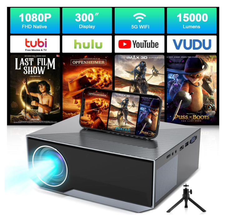 New in  box 1080P 18000 Lumen Projector