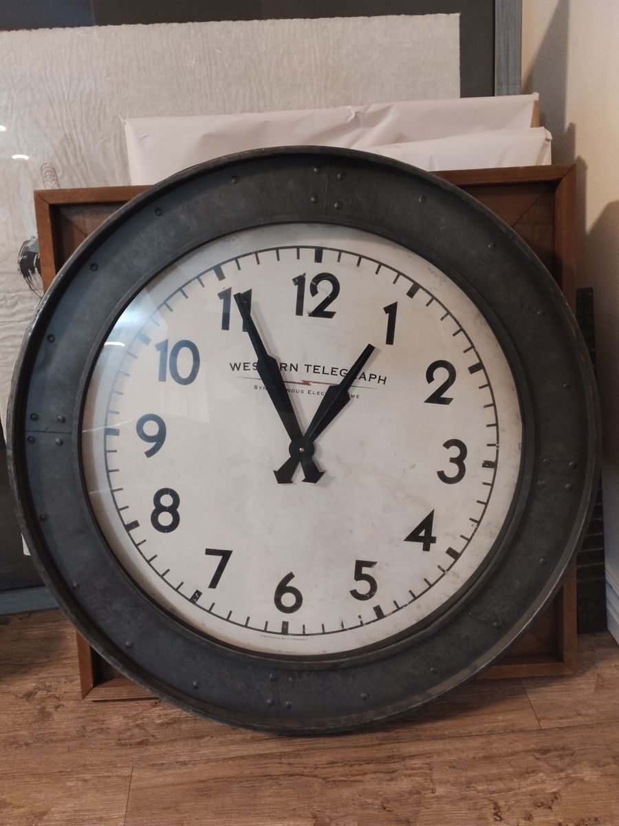 Western Telegraph Wall clock (Large Face)