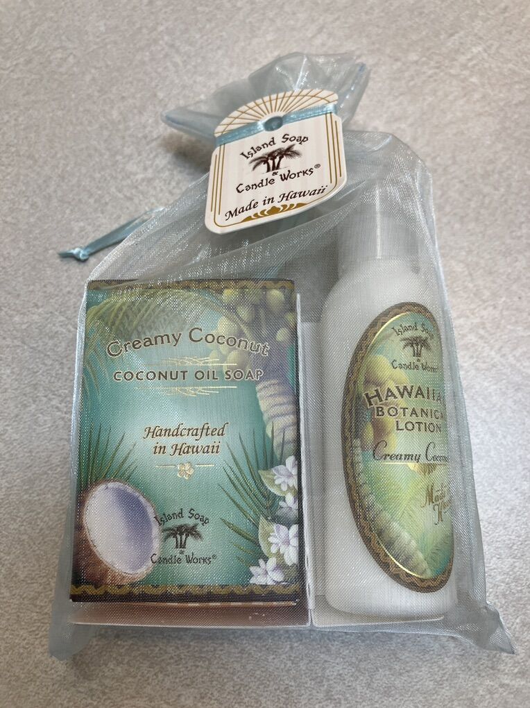 Hawaii Creamy Coconut Organza Gift Set